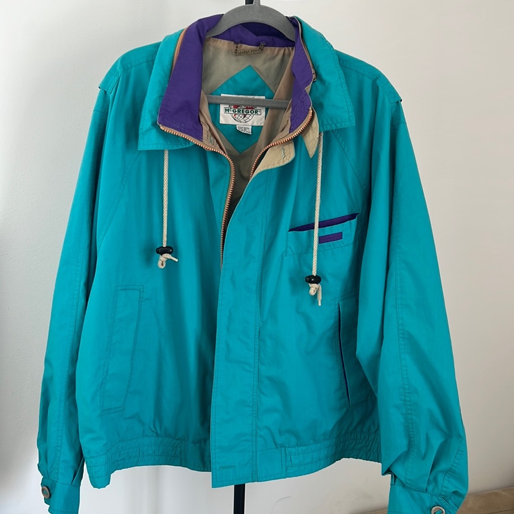 Vintage McGregor Teal Windbreaker/Shell